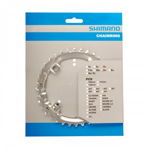 Prevodník SHIMANO 36z. M510 Deore strieb. 104mm