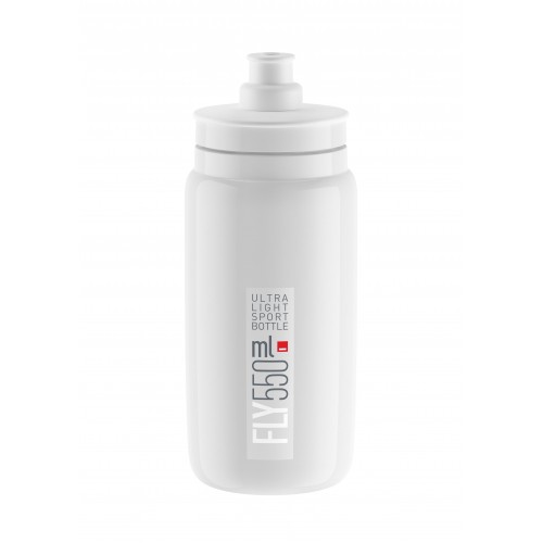 Fľaša FLY biela šedé logo 550 ml